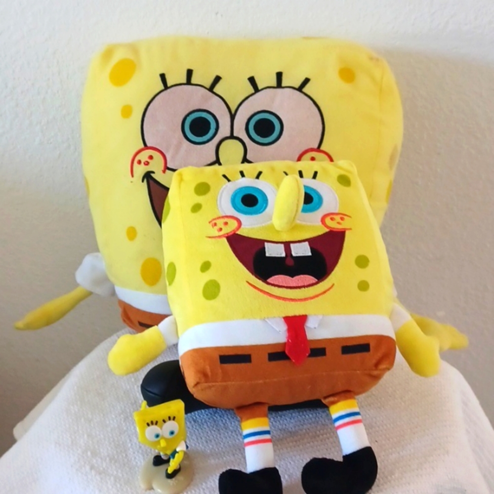 Sponge Bob Stuffed Animals (2)